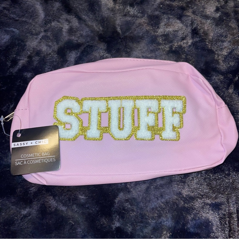 Sassy + chic makeup bag
